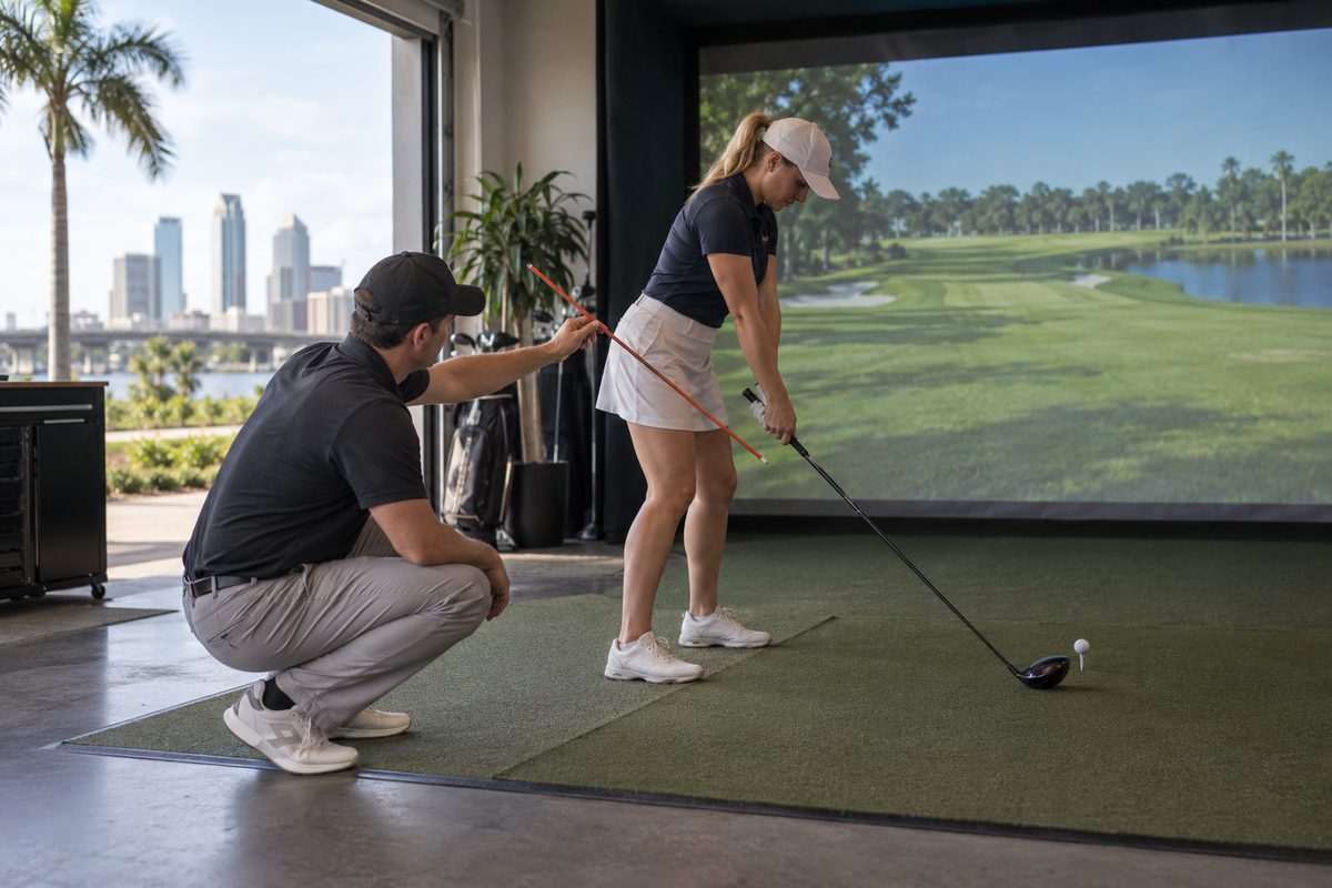 Thirty-minute targeted swing tune-up session at Pine Hyrst